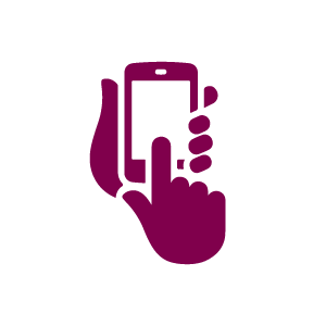 icon support by phone